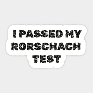 Rorschach Test Sticker